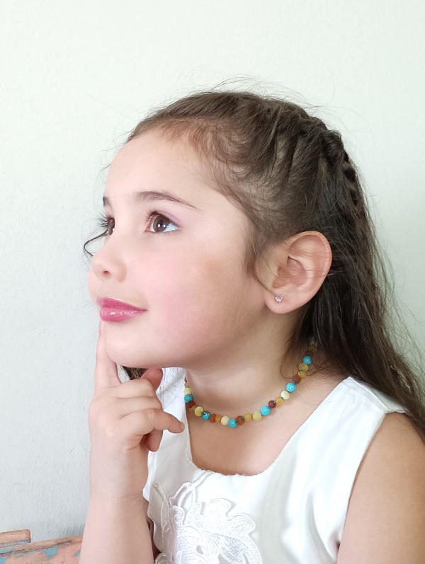 Collar Ámbar y Turquesa - Imagen 3