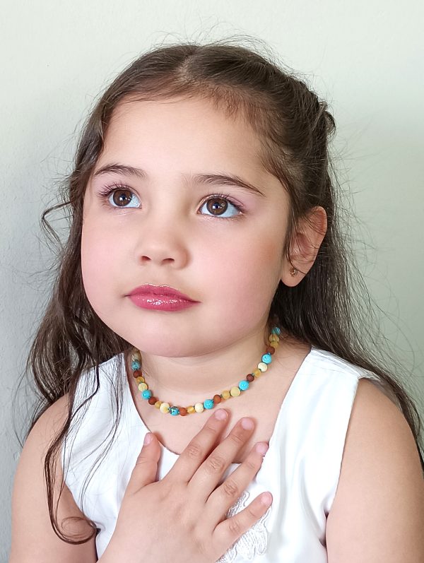 Collar Ámbar y Turquesa - Imagen 5