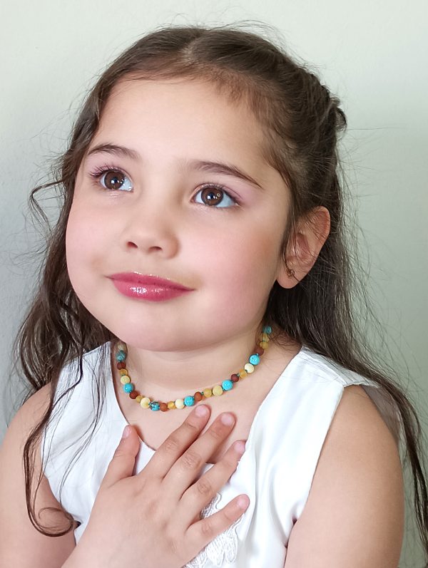Collar Ámbar y Turquesa - Imagen 6