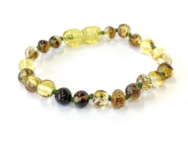 Pulsera Bebé Ámbar Verde