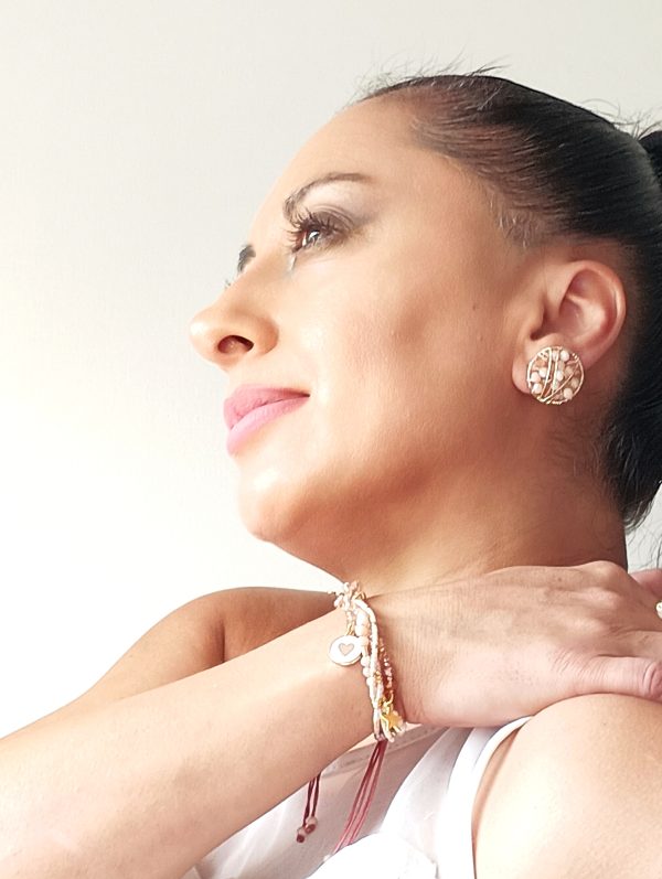 Conjunto Pulsera Adaptable y Aros - Imagen 10